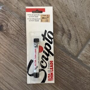 Scripto Thin 0.7mm Leads Pack of 12 No. F379 (NOS) Fits Sheaffer Parker Cross